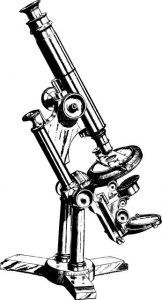historisches Mikroskop